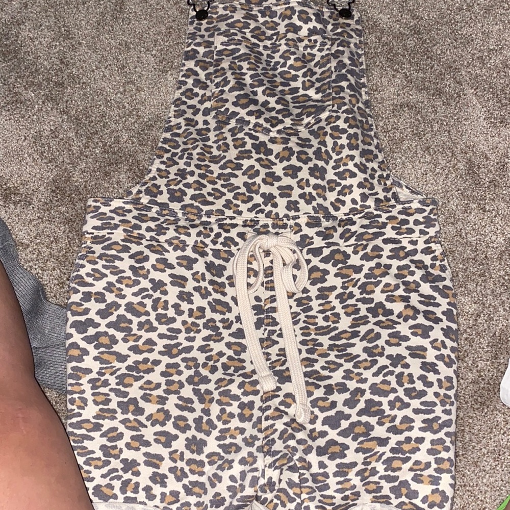 Cheetah overall shorts!